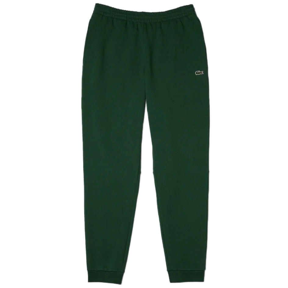 Men's Lacoste Green Tapered Fit Fleece Trackpants