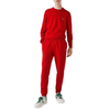 Men's Lacoste Red Tapered Fit Fleece Trackpants