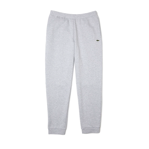 Men's Lacoste Grey Chine Tapered Fit Fleece Trackpants