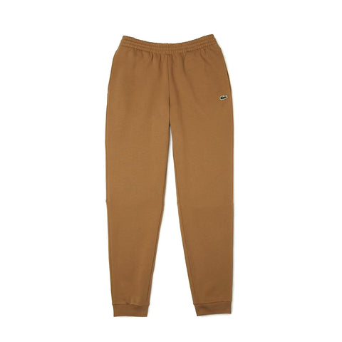 Men's Lacoste Brown Tapered Fit Fleece Trackpants
