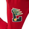 Men's Lacoste Red Pennants L Badge Fleece Tracksuit Pants