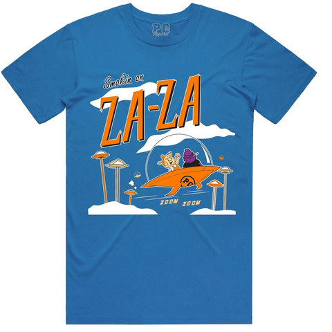 Planet of the Grapes Arctic Blue/Orange ZAZA T-Shirt